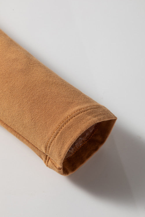 Chestnut Long Sleeve Slim Fit Top