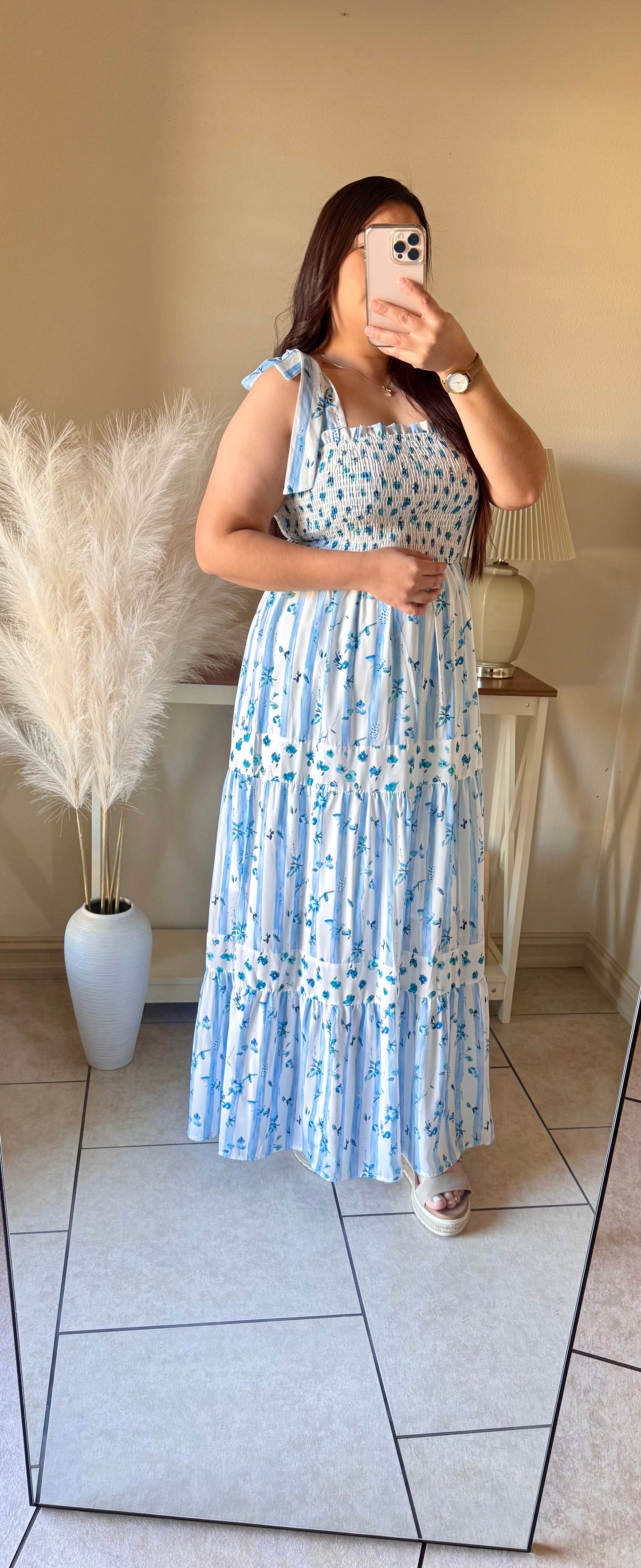 Sky Blue Long Dress
