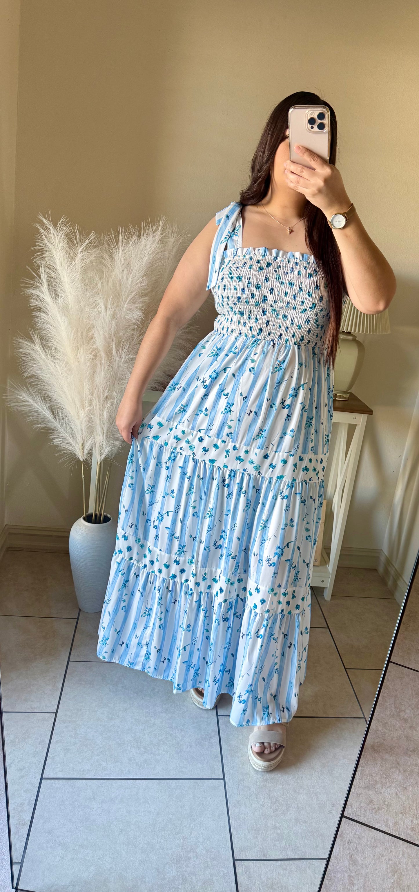 Sky Blue Long Dress