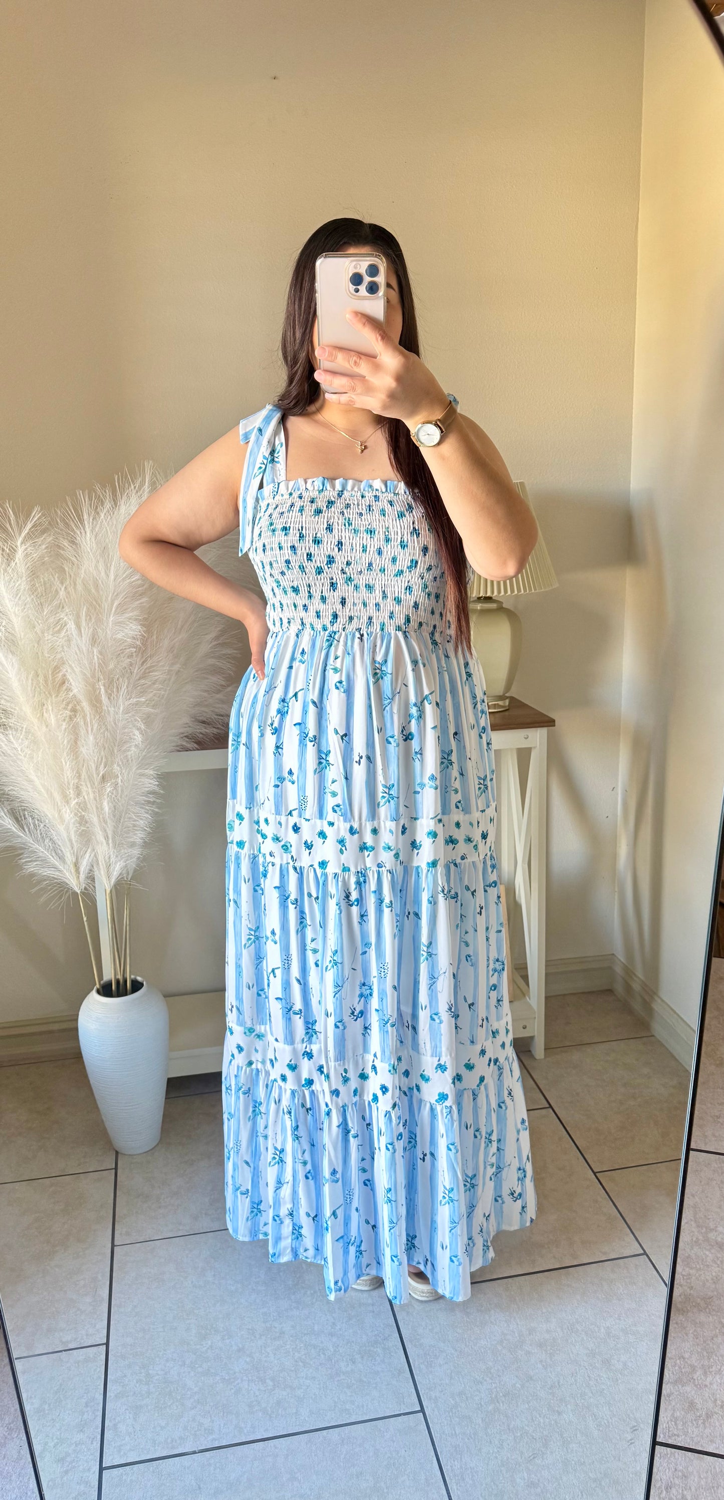 Sky Blue Long Dress