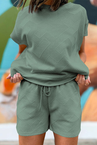 Forest Green Shorts Set