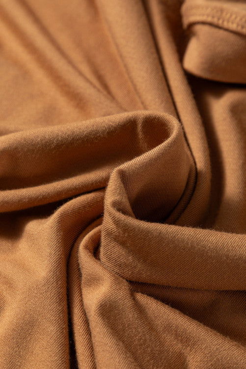 Chestnut Long Sleeve Slim Fit Top